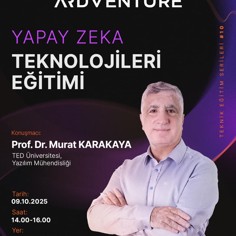 Yapay Zeka Teknolojileri Eğitimi için kapak görseli