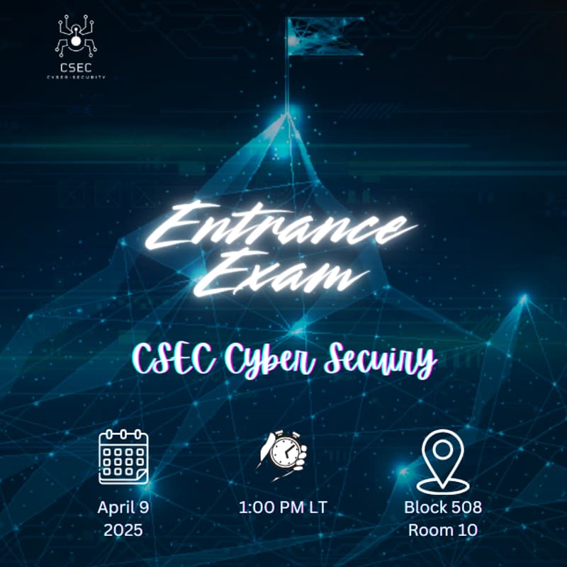 Cover Image for CSEC Cybersecurity Entrance Exam