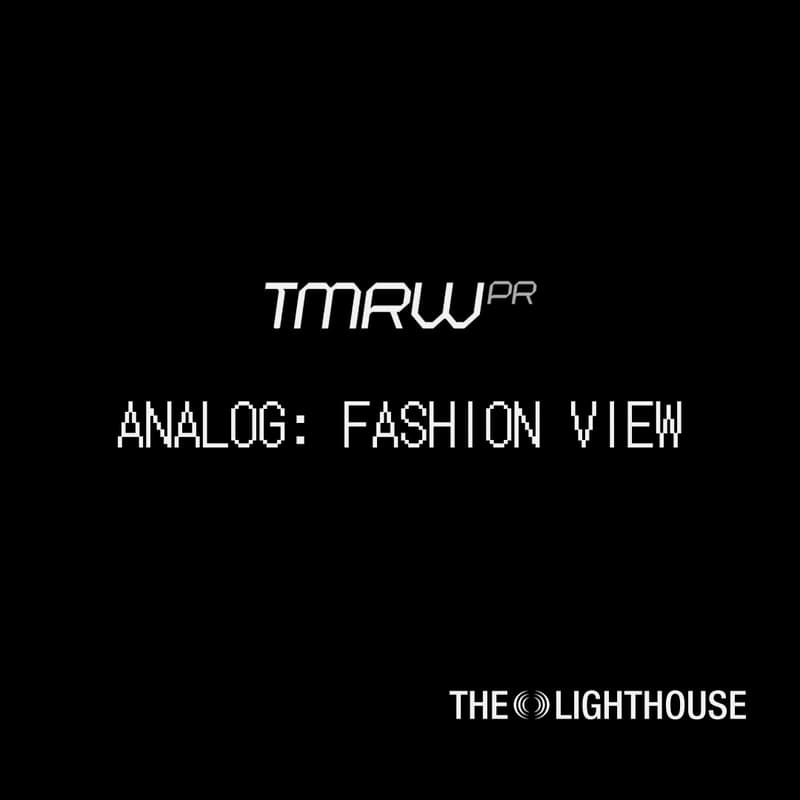 Cover Image for Analog: Fashion View with TMRWpr
