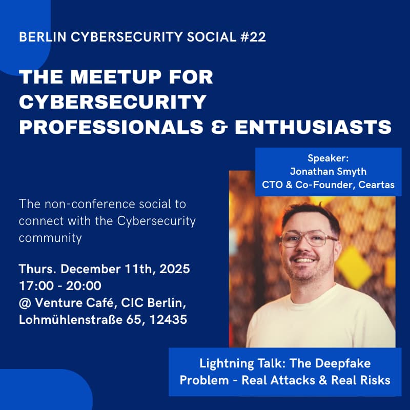 Cover Image for Berlin Cybersecurity Social #22