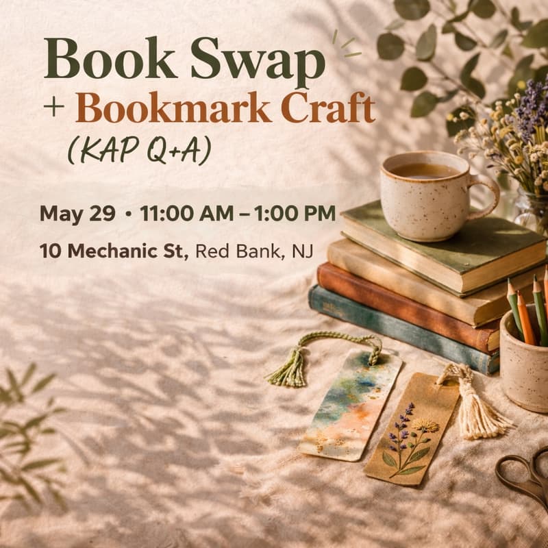 Cover Image for Book Swap + Bookmark Craft (w/ KAP Q+A)