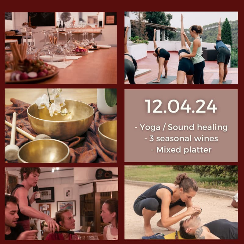 Cover Image for Yoga, Sound Healing and Wine Tasting Experience