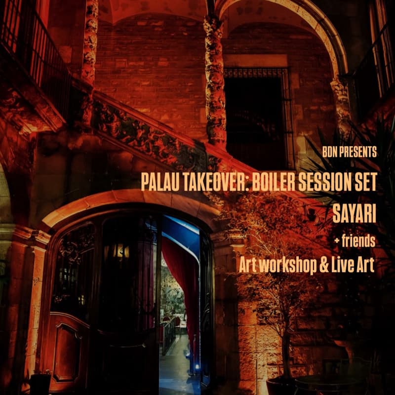 Cover Image for PALAU TAKEOVER ★ Boiler Session feat. SAYARI & Friends