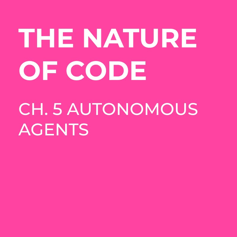 Cover Image for Nature of Code - Chapter 5 Autonomous Agents