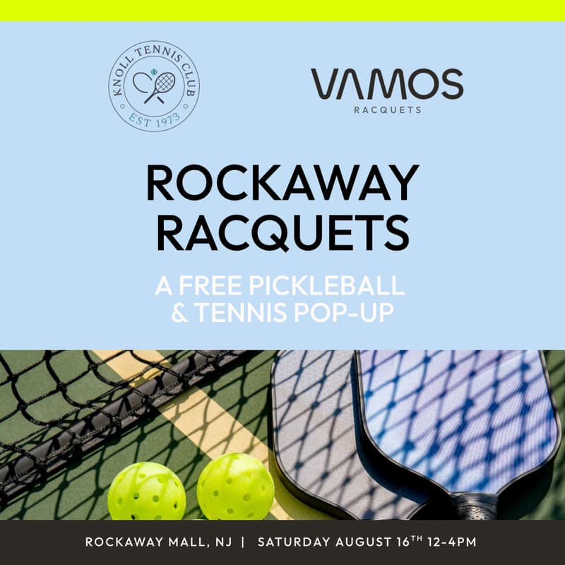 Cover Image for Rockaway Racquets – A Free Pickleball & Tennis Pop-Up