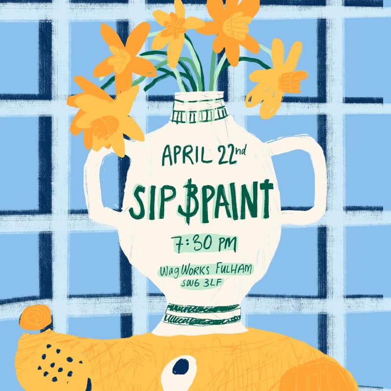 Cover Image for Sip & Paint (Your dog)