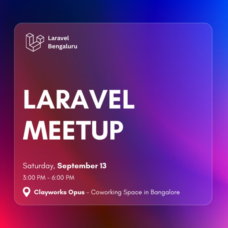 Cover Image for Laravel Bengaluru