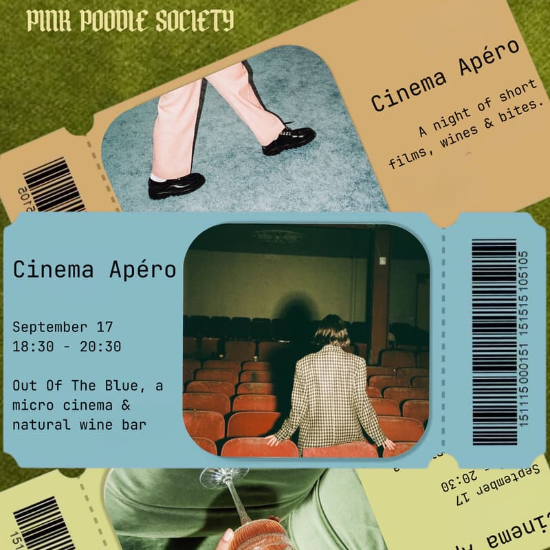 Cover Image for Paris | Cinema Apéro: natural wines, short films & meeting new creatives