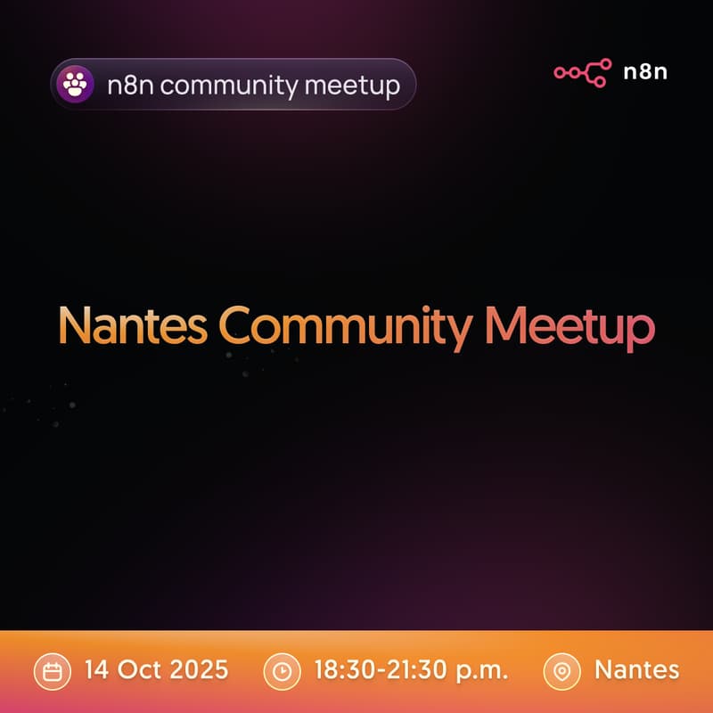 Cover Image for Nantes n8n Community Meetup