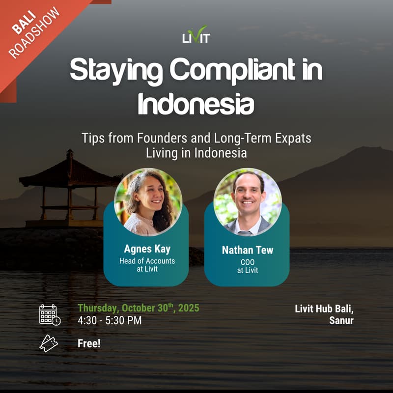 Cover Image for Staying Compliant In Indonesia: Tips from Founders and Long-Term Expats Living in Indonesia (Sanur Session)