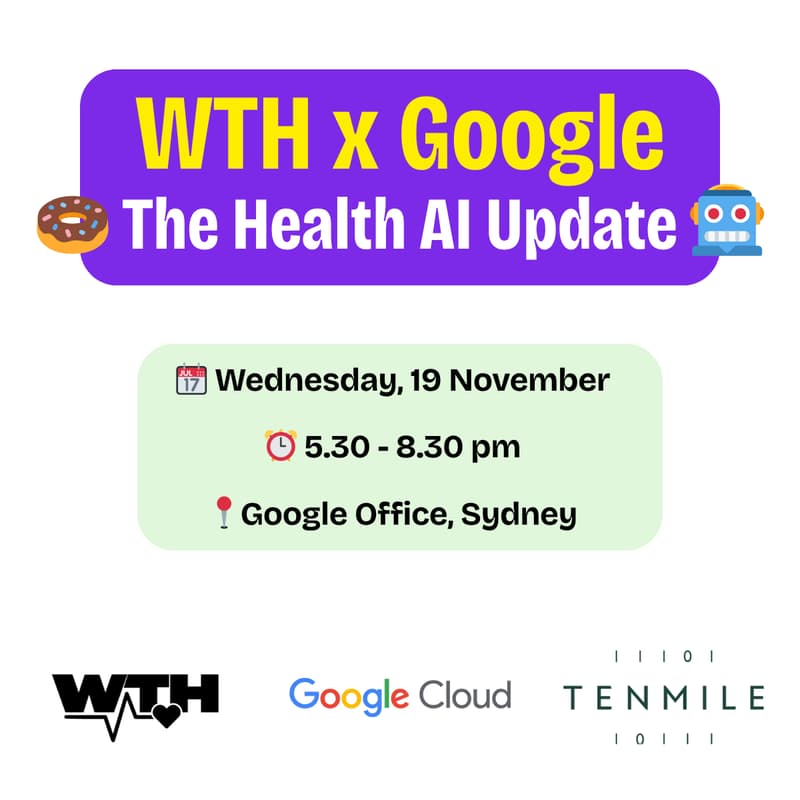 Cover Image for π© WTH x Google π: The Health AI Update π€