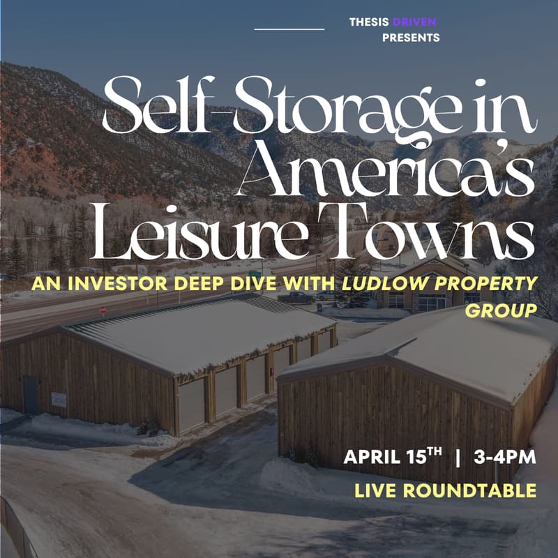 Cover Image for Self-Storage in America's Leisure Towns: A Deep Dive on Ludlow Property Group