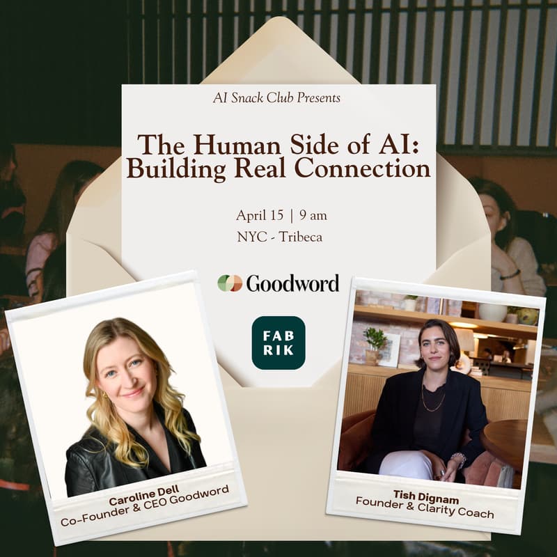 Cover Image for The Human Side of AI: Building Real Connection with Goodword
