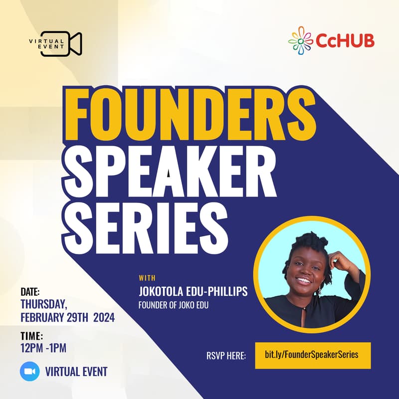 Cover Image for Founder Speaker Series