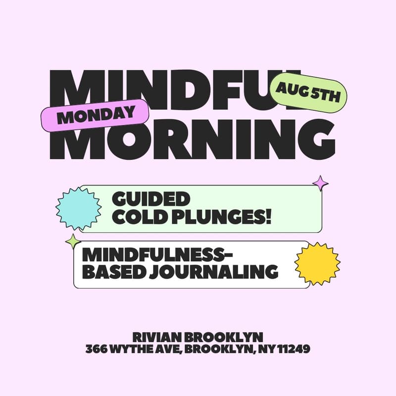 Cover Image for Mindful Morning: Cold Plunge + Journaling Experience