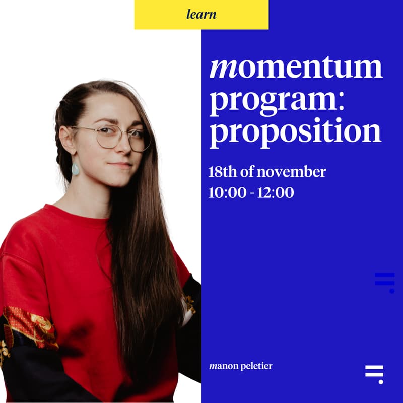 Cover Image for Momentum - The Fast Track to Entrepreneurship Program: Proposition