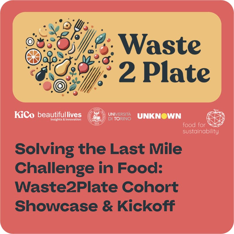 Cover Image for Solving the Last Mile Challenge in Food: Waste2Plate Cohort Showcase & Kickoff