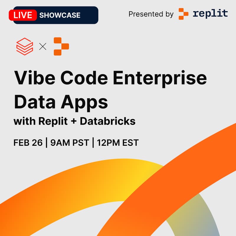 Cover Image for Vibe Code Enterprise Data Apps with Replit + Databricks