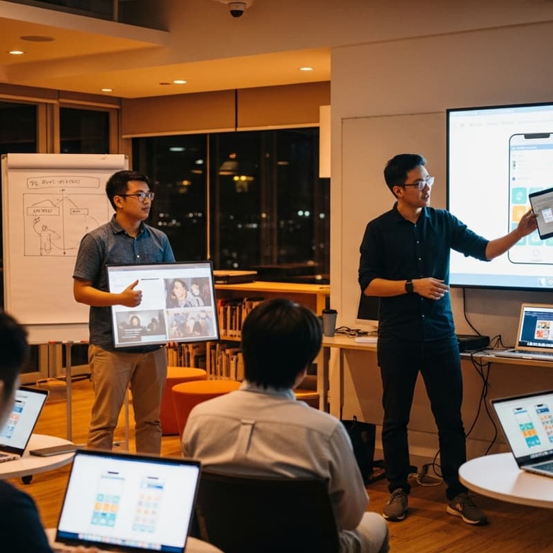 Cover Image for Demos, Pitches and Talks