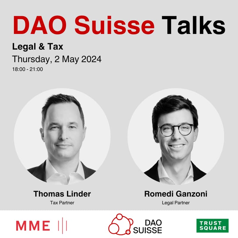 Cover Image for DAO Suisse Talks: Legal & Taxation