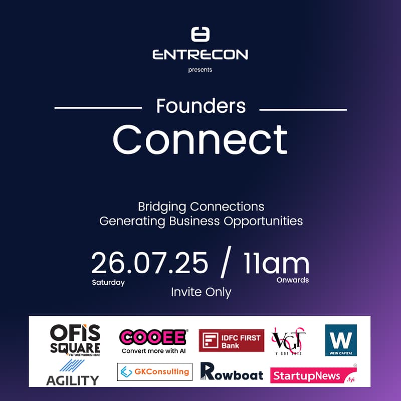 Cover Image for Entrecon Founders Connect | 26 July 2025 | Saturday | NCR