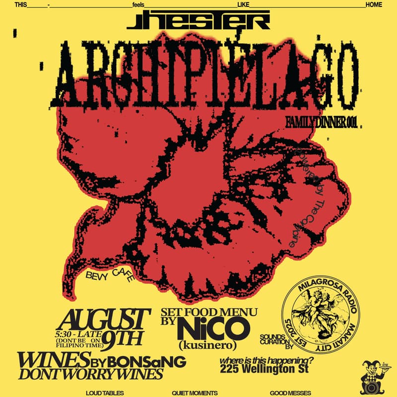Cover Image for JHESTER PRESENT ARCHIPIELAGO, OUR FIRST FAMILY DINNER