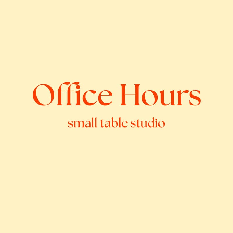 Cover Image for Small Table Office Hours