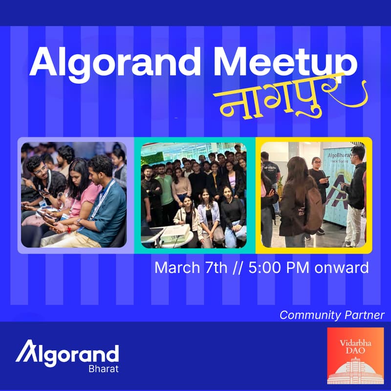 Cover Image for Algorand Ascend – Nagpur Kickoff