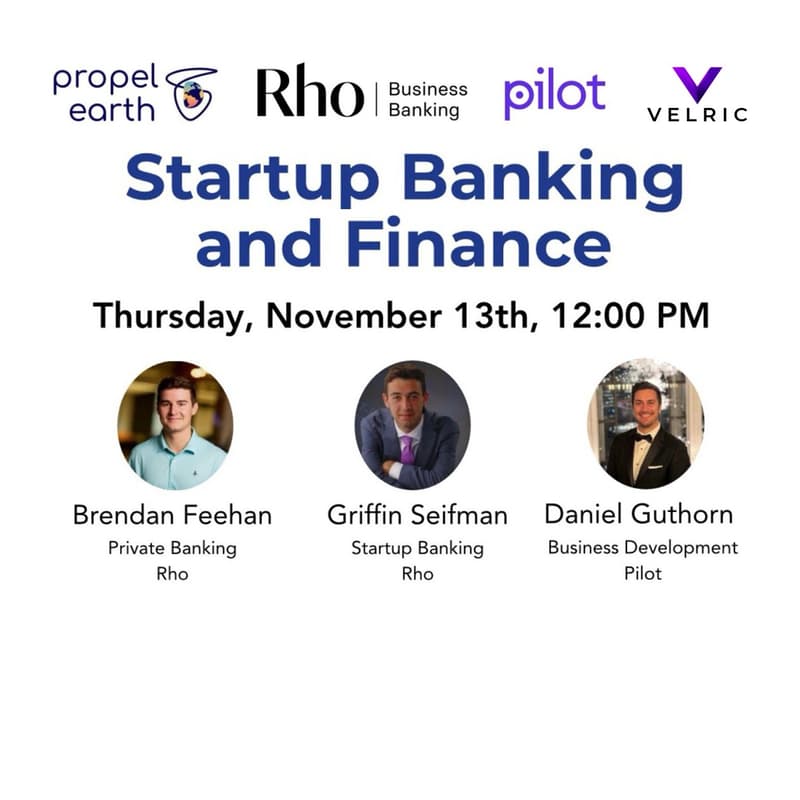 Cover Image for Startup Banking & Finance with Rho & Pilot.com