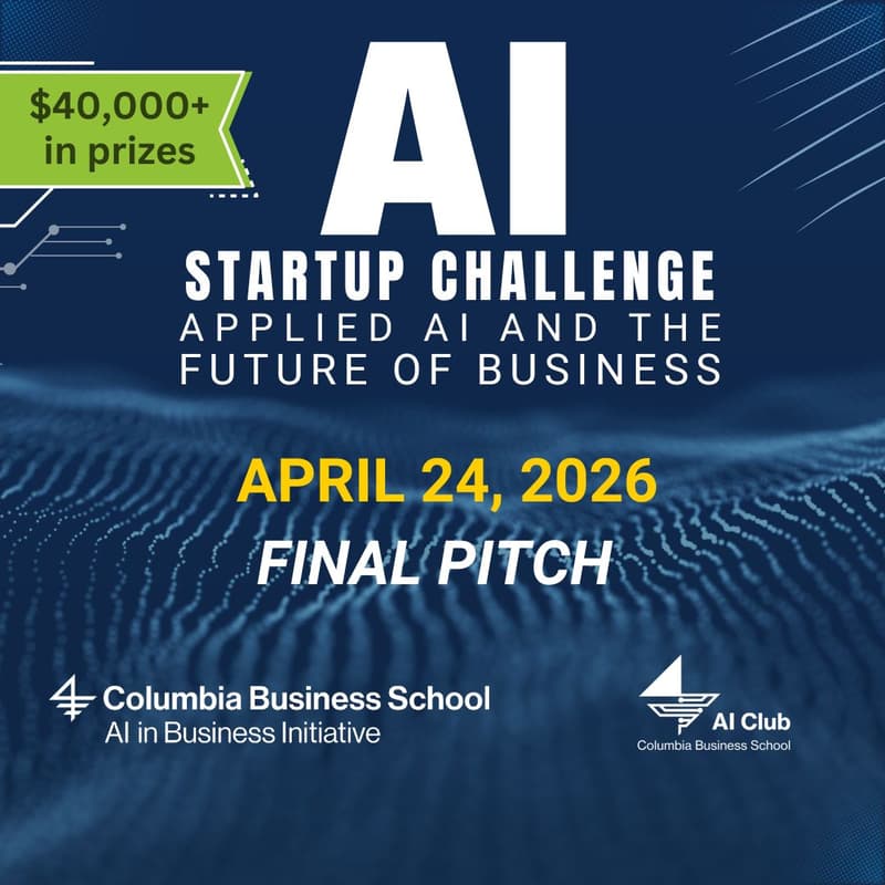 Cover Image for AI Startup Challenge: Applied AI and the Future of Business