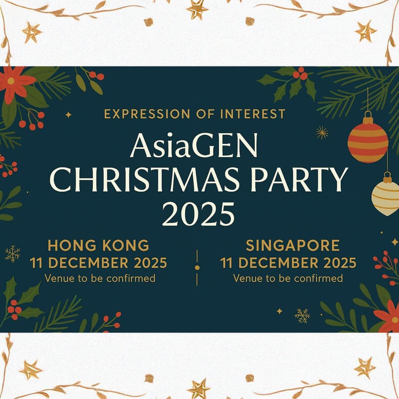 Cover Image for AsiaGEN Christmas Party 2025 (Singapore)