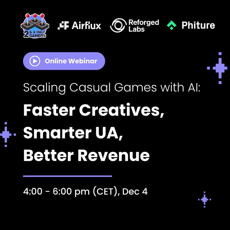 Cover Image for Webinar | Scaling Casual Games with AI