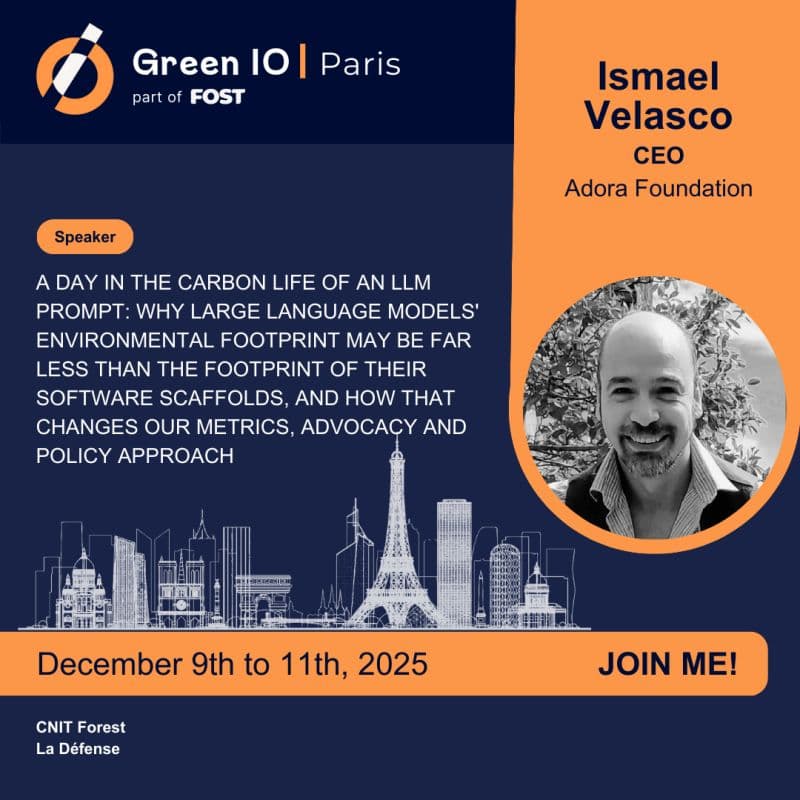 Cover Image for Green IO Paris Live: A day in the carbon life of an LLM prompt