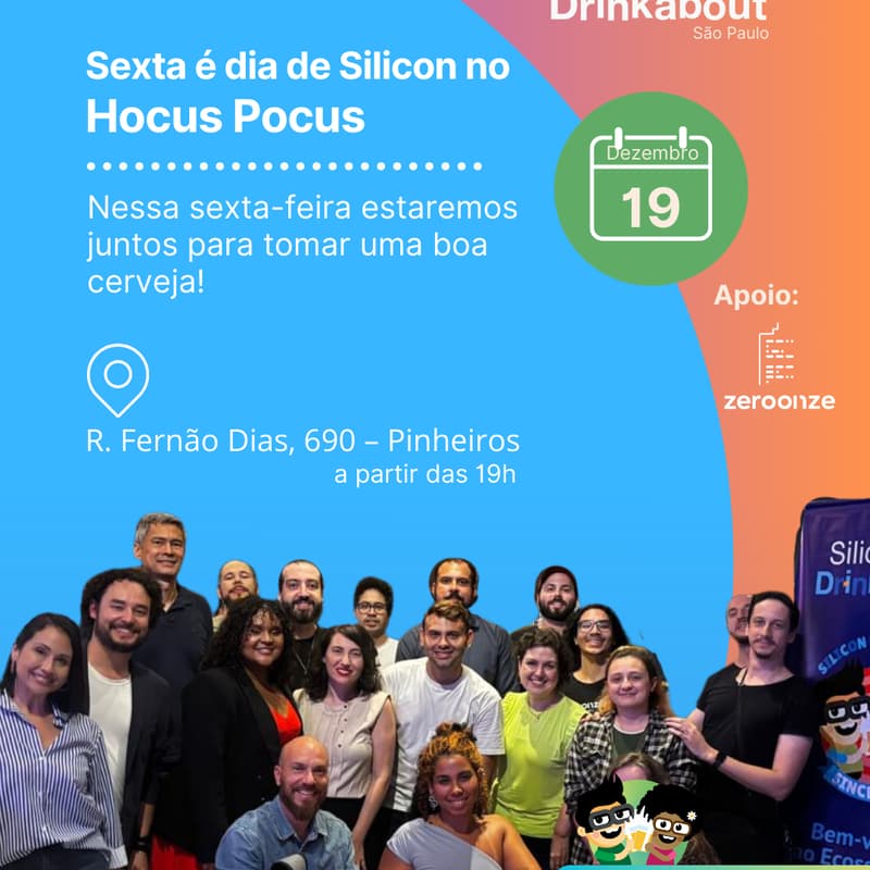 Cover Image for Silicon Drinkabout Cidade de São Paulo @ Hocus Pocus
