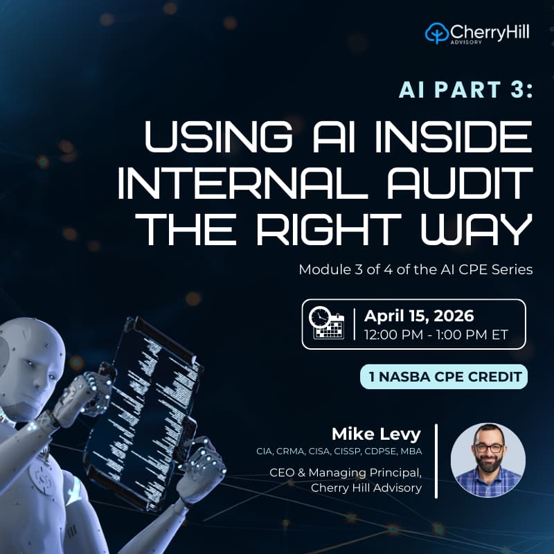 Cover Image for AI Part 3: Using AI Inside Internal Audit the Right Way