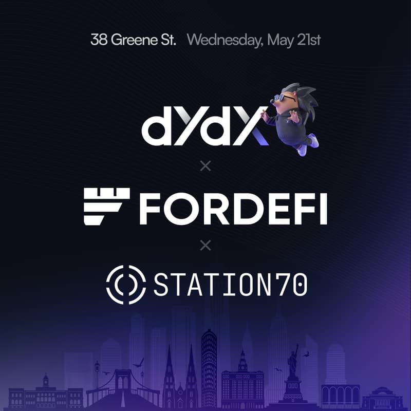 Cover Image for Institutional DeFi at Dusk w/ dYdX, Fordefi & Station70