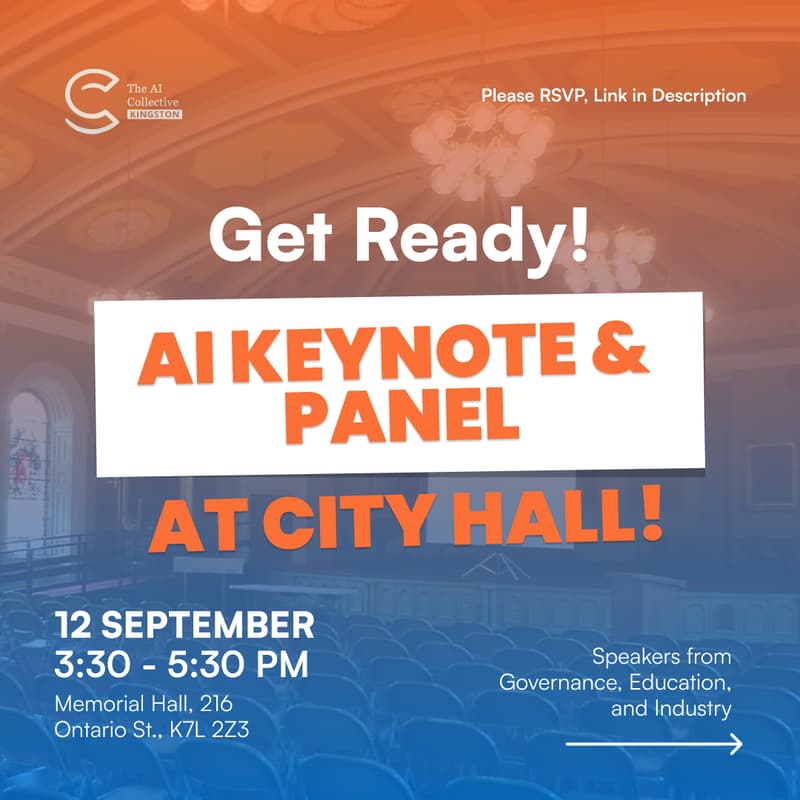 Cover Image for đź§ The AI Collective | Kingston Chapter Official Launch at City Hall!