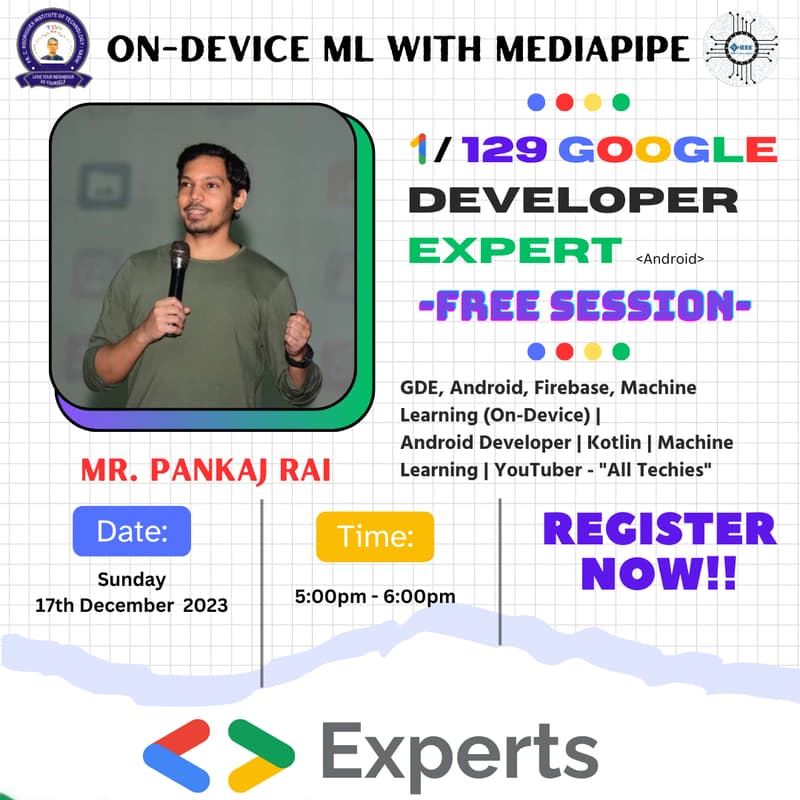 On-device Machine Learning with Media Pipe (Basics of Machine Learning ...