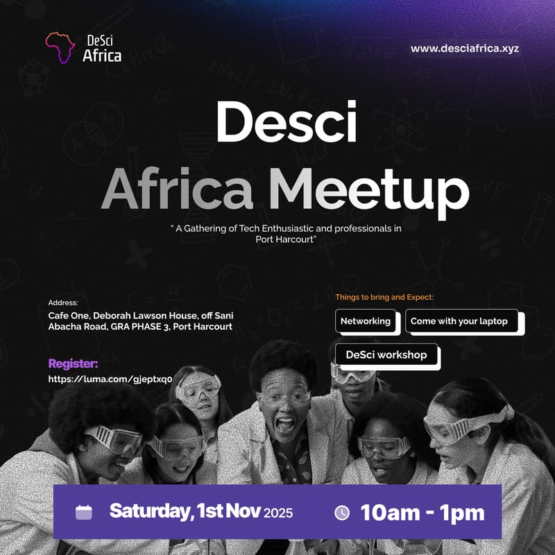 Cover Image for DeSci Africa Meetup