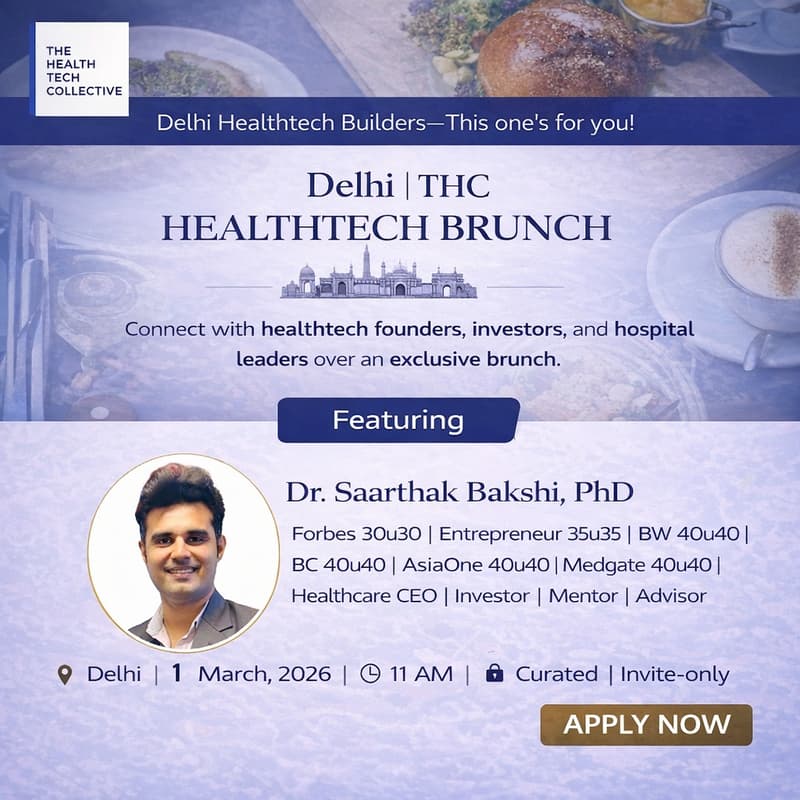 Cover Image for Delhi| THC Healthtech Startup Brunch