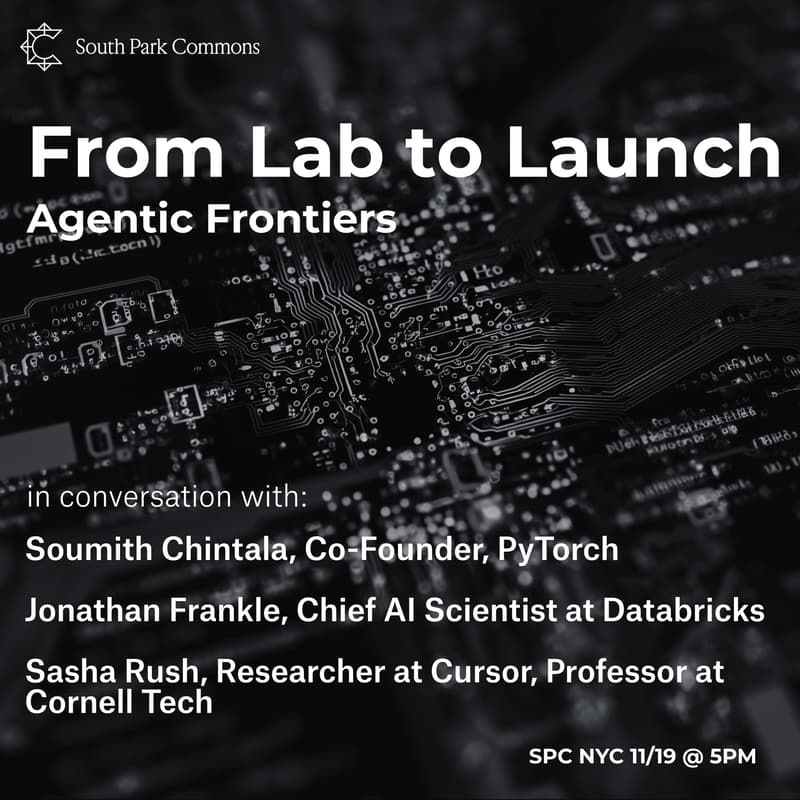 Cover Image for From Lab to Launch: Agentic Frontiers