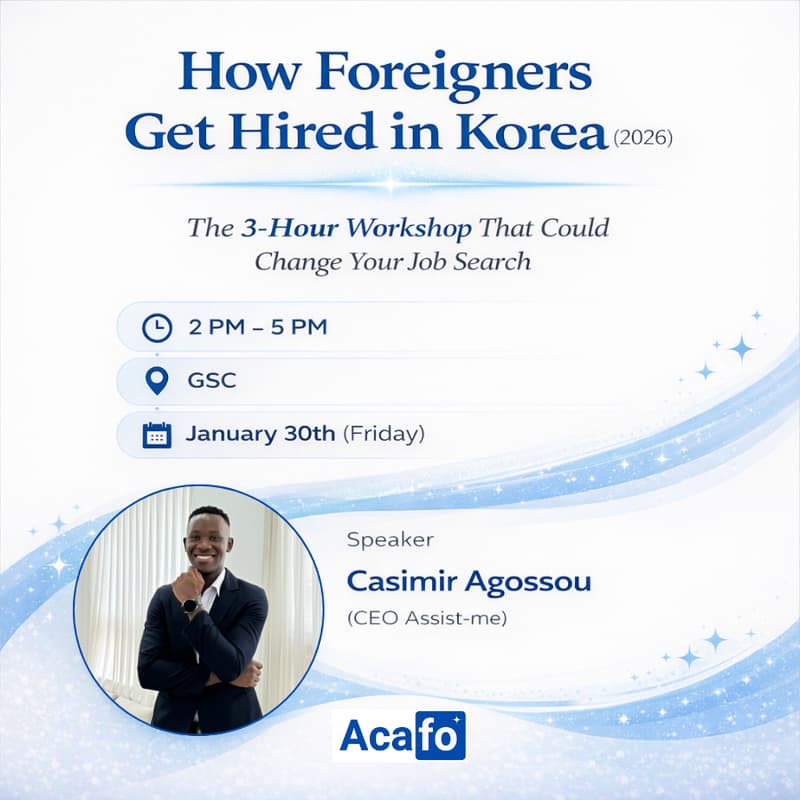 Cover Image for How Foreigners get Hired in Korea (2026)