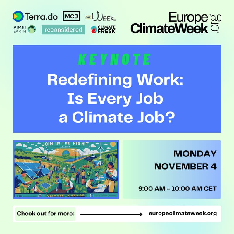 Cover Image for Keynote | Redefining Work: Is Every Job a Climate Job?