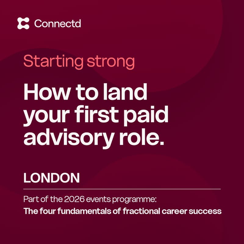 Cover Image for Starting strong: how to land your first paid advisory role