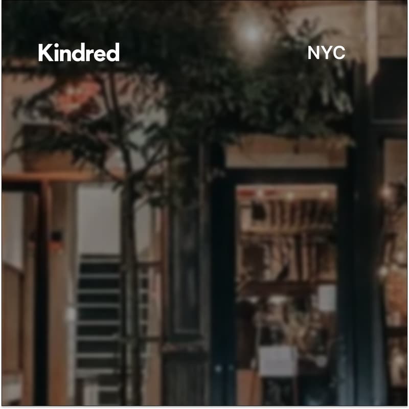 Cover Image for Kindred NYC: Long Weekend Hangout