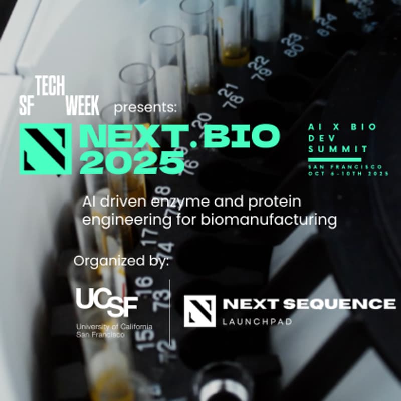 Cover Image for NEXT.BIO 2025 - AI driven enzyme and protein engineering for biomanufacturing