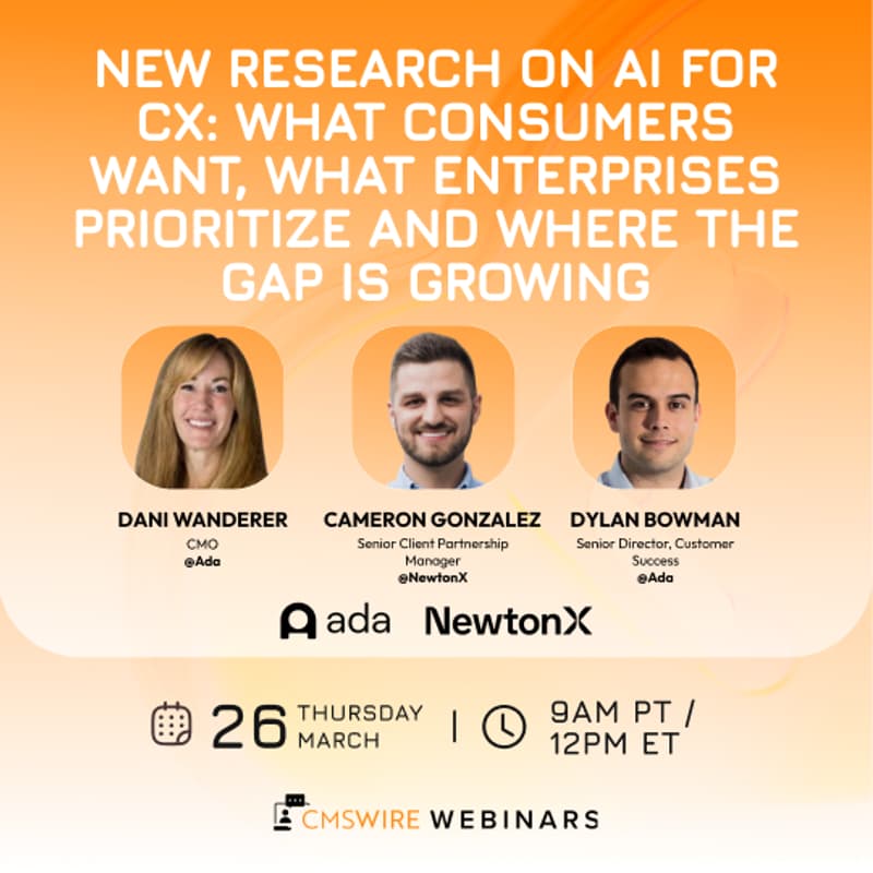 Cover Image for New Research on AI for CX: What Consumers Want, What Enterprises Prioritize and Where the Gap is Growing