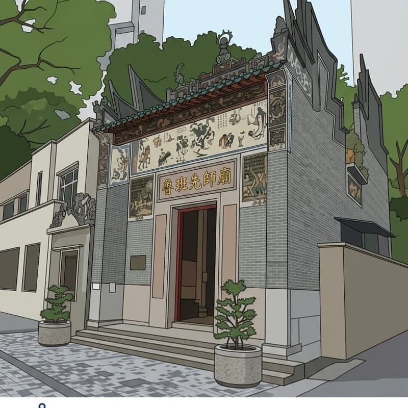 Cover Image for HKUAA導賞參觀：魯班先師廟（法定古蹟）Visit with Powerpoint Presentation