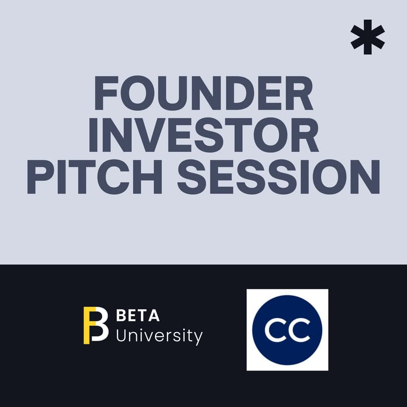 Cover Image for Founder & Investor Pitch Session / Comma Capital