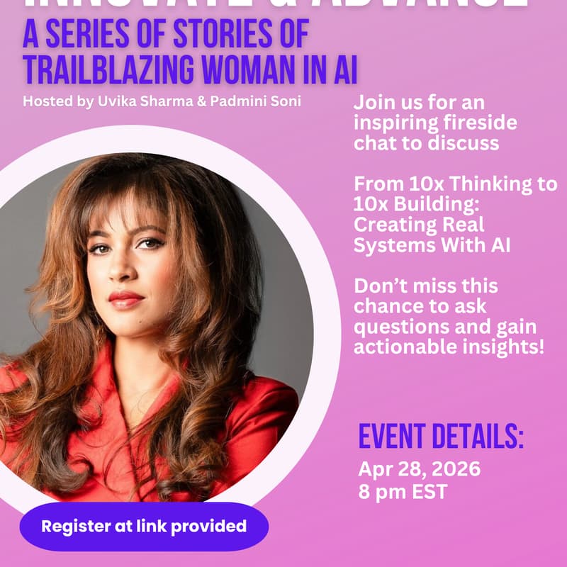 Cover Image for AWAAI Innovate & Advance with Jothi Moorthy